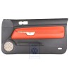 VW Originale Rivestimento Porta Pelle Nero/Arancio Tropic - 1J3867012CPGEB