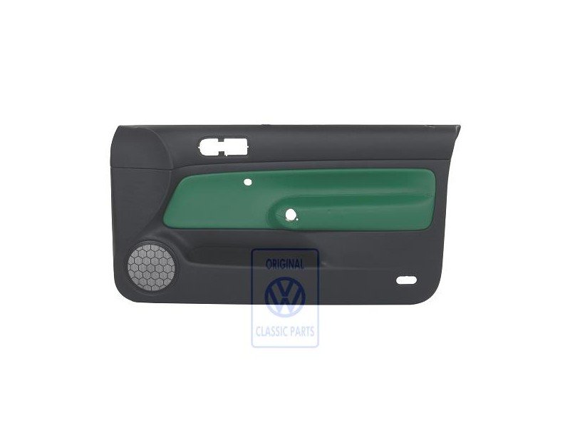 VW Originale Rivestimento Porta (Pelle) Verde - 1J3867012EBLLE