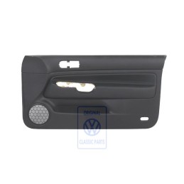 VW Originale Rivestimento Porta (Pelle) Nero/Nero - 1J3867012EDHSA