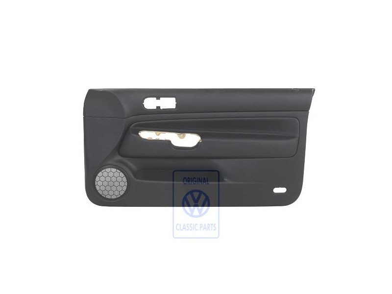 VW Originale Rivestimento Porta (Pelle) Nero/Nero - 1J3867012EDHSA