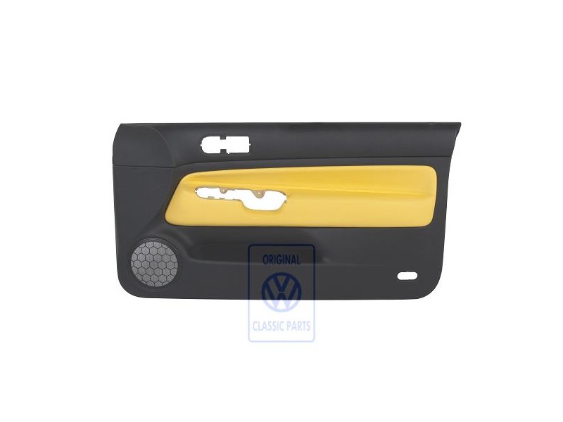 VW Originale Rivestimento Porta (Pelle) Giallo - 1J3867012EDHUV