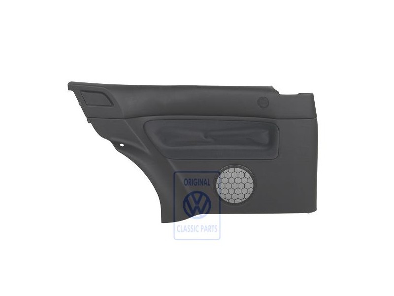 VW Originale Rivest. Laterale (Tessuto) Nero/Nero - 1J3867043CAEWL