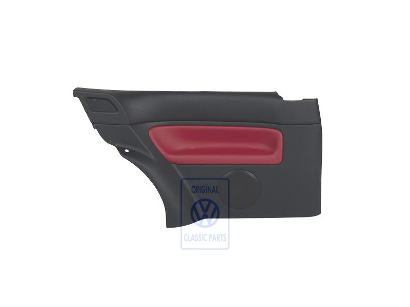 VW Originale Rivestimento Laterale (Pelle) Rosso - 1J3867043CBLLD