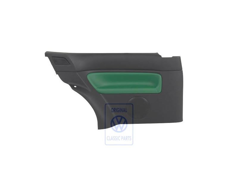 VW Originale Rivestimento Laterale (Pelle) Verde - 1J3867043CBLLE