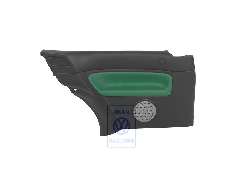 VW Originale Rivestimento Laterale (Pelle) Verde - 1J3867043CCLLE