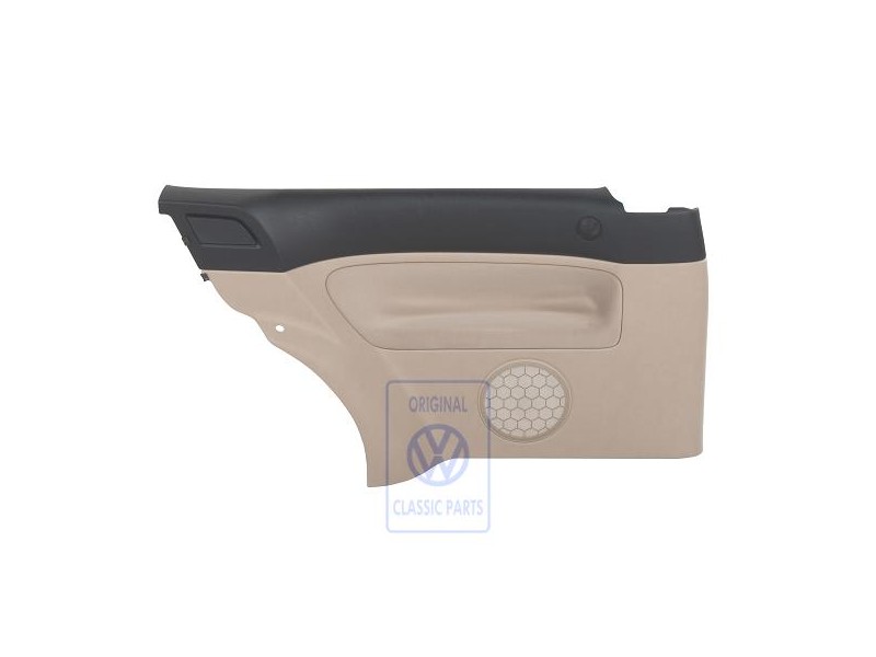 VW Originale Rivest. Laterale (Tessuto) Nero/Beige Chiaro - 1J3867043CJFWW