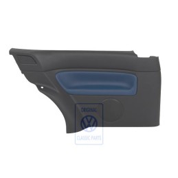 VW Originale Rivestimento Laterale (Pelle) Nero/Jazzblue - 1J3867043CMHSE