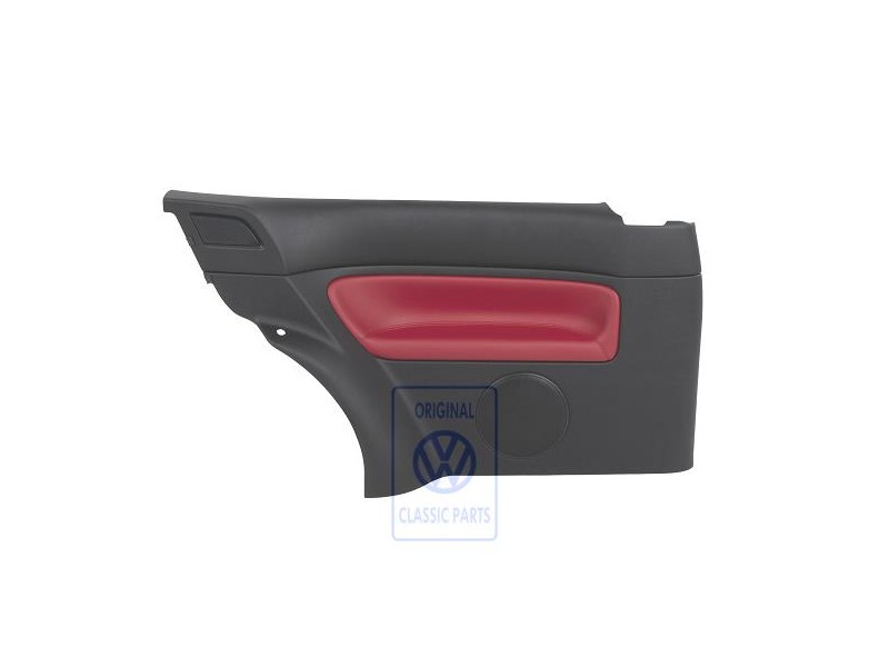 VW Originale Rivestimento Laterale (Pelle) Rosso - 1J3867043CMLLD