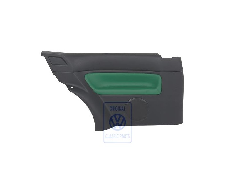 VW Originale Rivestimento Laterale (Pelle) Verde - 1J3867043CMLLE
