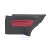 VW Originale Rivestimento Laterale (Pelle) Rosso - 1J3867044CBLLD