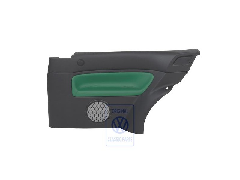 VW Originale Rivestimento Laterale (Pelle) Verde - 1J3867044CCLLE
