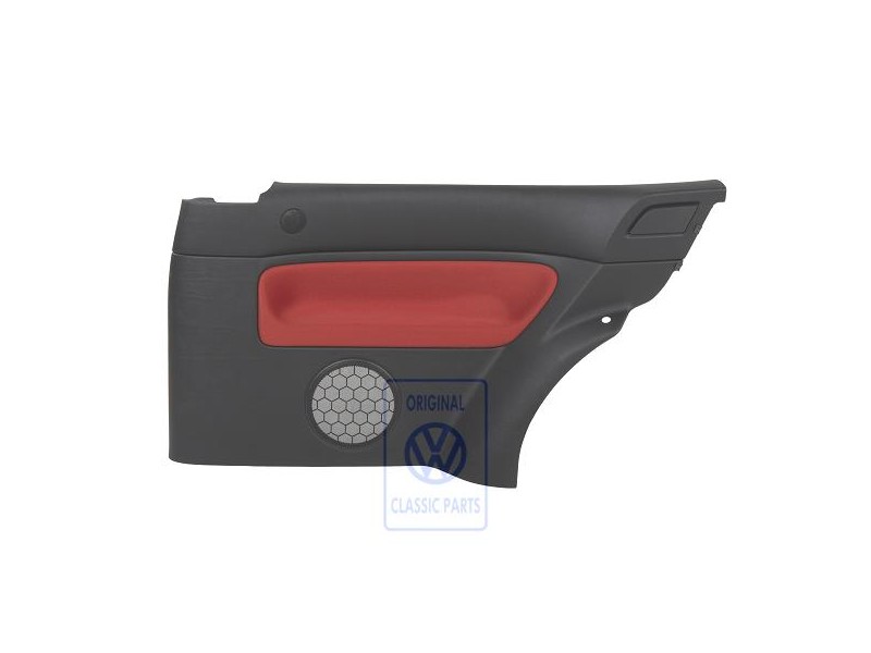 VW Originale Rivest. Laterale (Tessuto) Nero/Arancio Tropic - 1J3867044CGGHF