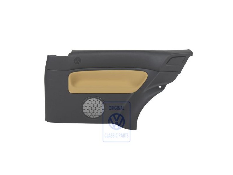 VW Originale Rivest. Laterale (Tessuto) Nero/Giallo - 1J3867044CGGRE