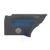 VW Originale Rivest. Laterale (Tessuto) Nero/Blu - 1J3867044CGHYX