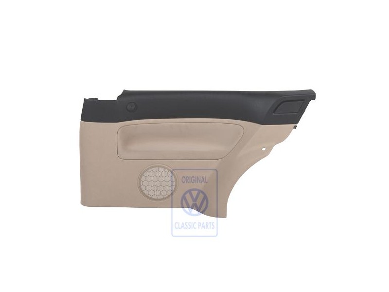 VW Originale Rivest. Laterale (Tessuto) Nero/Beige Chiaro - 1J3867044CJFWW