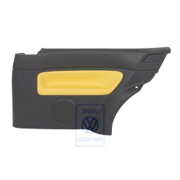 VW Originale Rivestimento Laterale (Pelle) Nero/Jazzblue - 1J3867044CMHSE