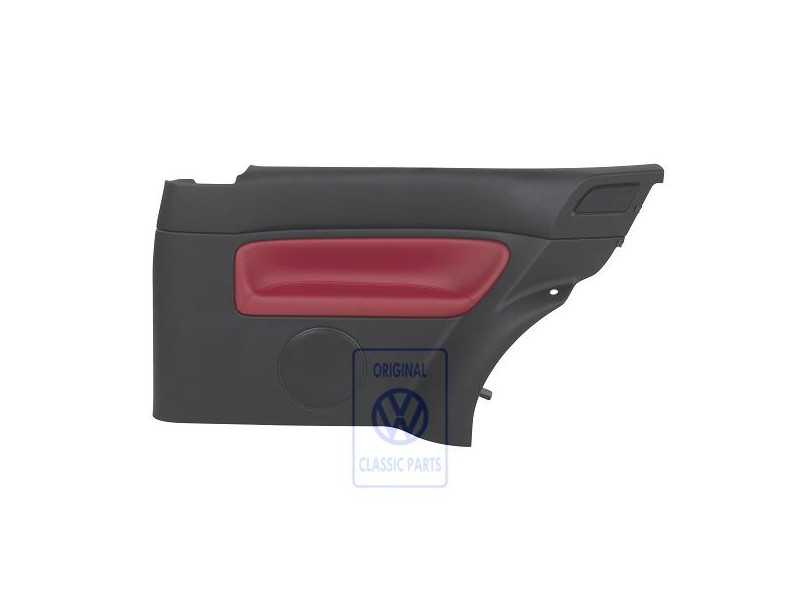 VW Originale Rivestimento Laterale (Pelle) Rosso - 1J3867044CMLLD