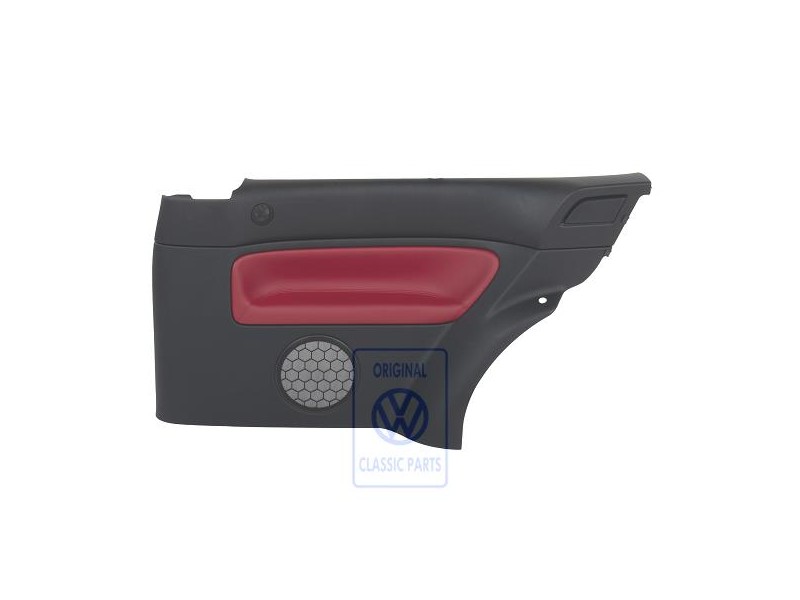 VW Originale Rivestimento Laterale (Pelle) Rosso - 1J3867044CNLLD