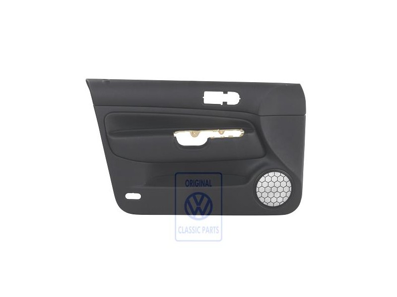 VW Originale Rivestimento Porta (Pelle) Nero/Nero - 1J4867011FDHSA