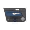 VW Originale Rivestimento Porta (Pelle) Nero/Jazzblue - 1J4867011FDHSE