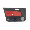 VW Originale Rivestimento Porta (Pelle) Nero/Arancio Tropic - 1J4867011FEGEB