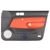 VW Originale Rivestimento Porta (Pelle) Nero/Arancio Tropic - 1J4867012DCGEB