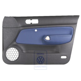 VW Originale Rivestimento Porta (Pelle) Nero/Blu Orbita - 1J4867012DCGEC