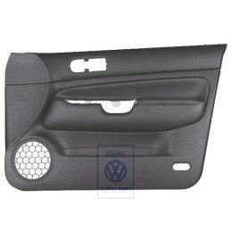 VW Originale Rivestimento Porta (Pelle) Nero/Nero - 1J4867012DDGEN
