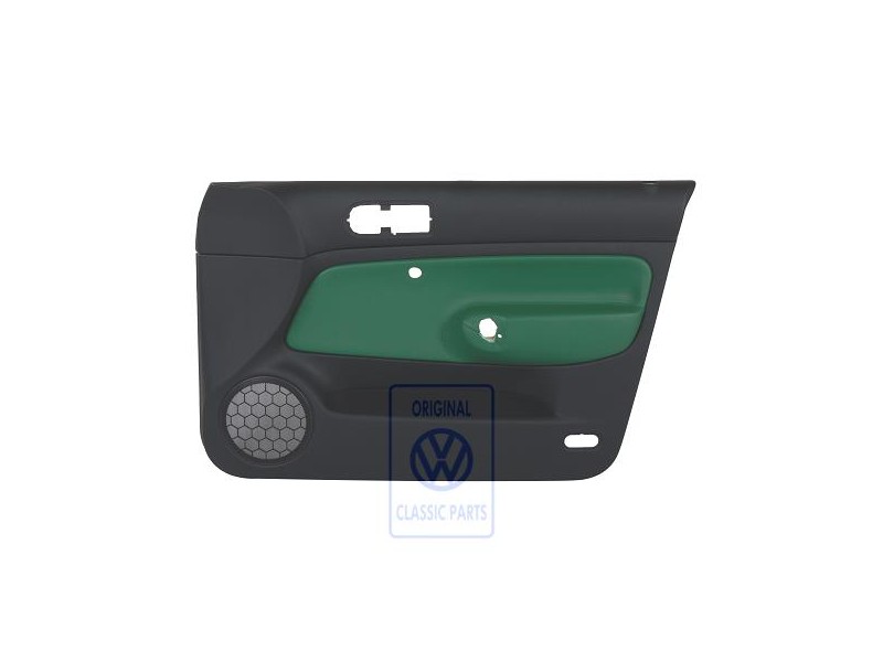 VW Originale Rivestimento Porta (Pelle) Verde - 1J4867012EKLLE