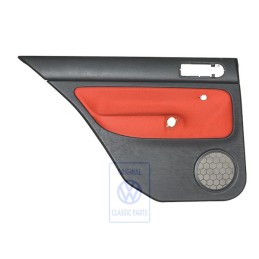 VW Originale Rivestimento Porta (Tessuto) Nero/Arancio Tropic - 1J6867211ADGHF