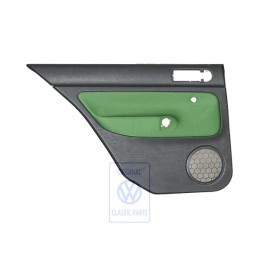 VW Originale Rivestimento Porta (Tessuto) Nero/Verde - 1J6867211ADGHG