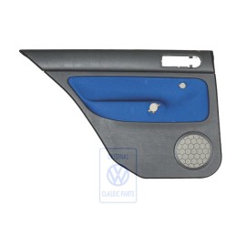 VW Originale Rivestimento Porta (Tessuto) Nero/Blu - 1J6867211ADHYX