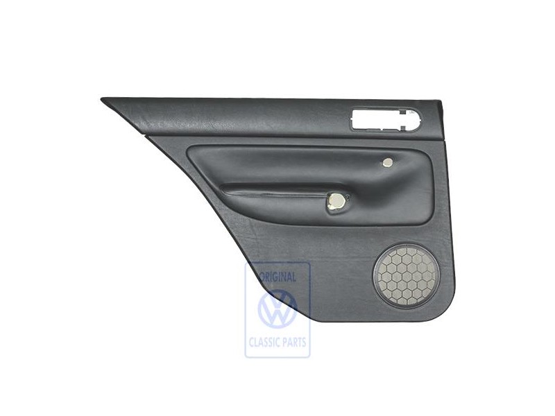 VW Originale Rivestimento Porta (Pelle) Nero/Nero - 1J6867211AHGEN