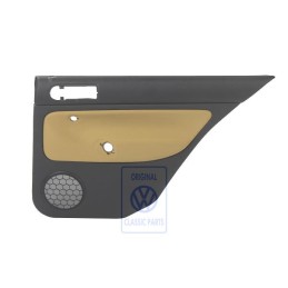 VW Originale Rivestimento Porta (Tessuto) Nero/Giallo - 1J6867212ADGRE
