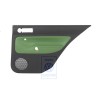 VW Originale Rivestimento Porta (Pelle) Nero/Verde Cosmico - 1J6867212AHGED