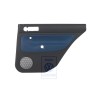 VW Originale Rivestimento Porta (Pelle) Nero/Blu Orbita - 1J9867212ALGEC