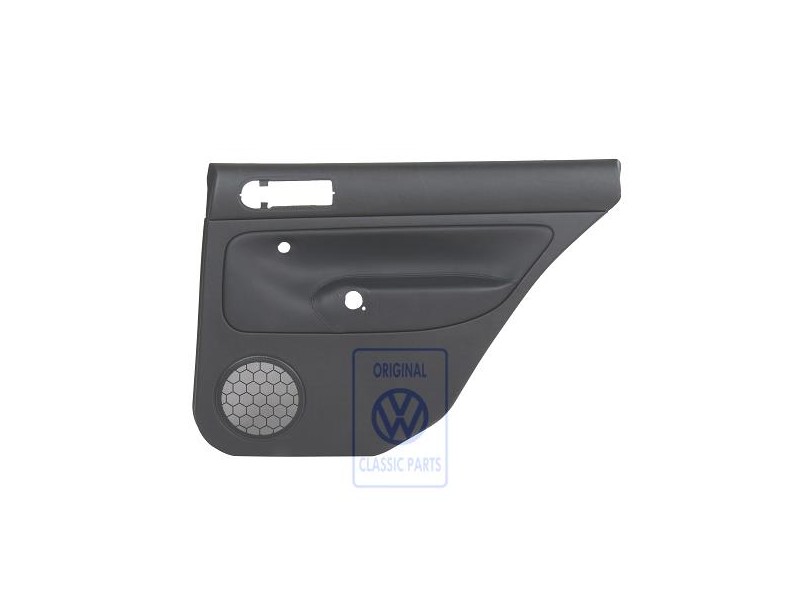 VW Originale Rivestimento Porta (Pelle) Nero/Nero - 1J9867212ALGEN