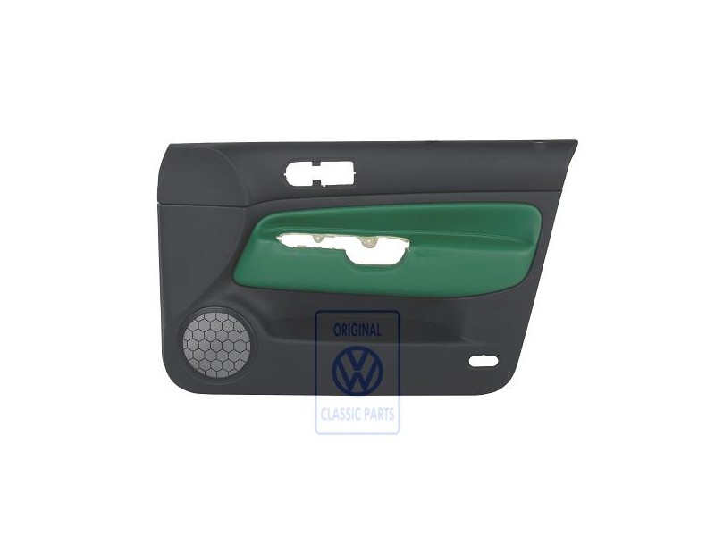 VW Originale Rivestimento Porta (Pelle) Verde - 1J4867012ELLLE