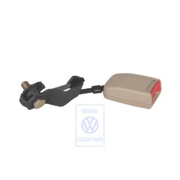 VW Originale Fibbia Cintura Beige Chiaro/Rosso Fuoco - 1J0857495B FCR