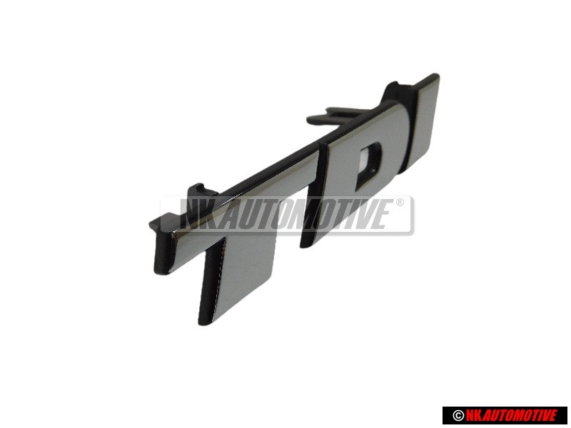 VW Originale TDI Fronte Logo Emblema Scritta Cromo - 701853679A Z10