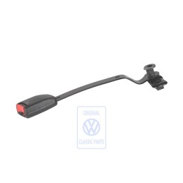 VW Originale Fibbia Cintura Nero Satinato/Rosso Fuoco - 1J3858472B FCN