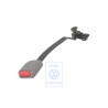 VW Originale Fibbia Cintura Grigio Flanella/Rosso Fuoco - 1J3858472B FCP
