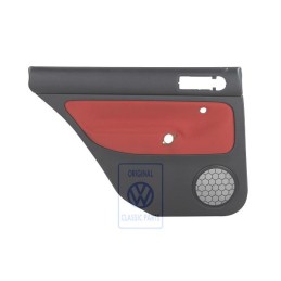 VW Originale Rivestimento Porta (Tessuto) Nero/Arancio Tropic - 1J9867211Q GHF