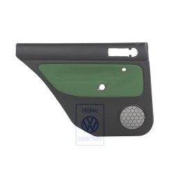 VW Originale Rivestimento Porta (Tessuto) Nero/Verde Cosmico - 1J9867211Q GHG