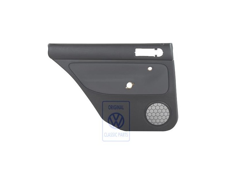 VW Originale Rivestimento Porta (Tessuto) Antracite/Nero - 1J9867211Q GHJ