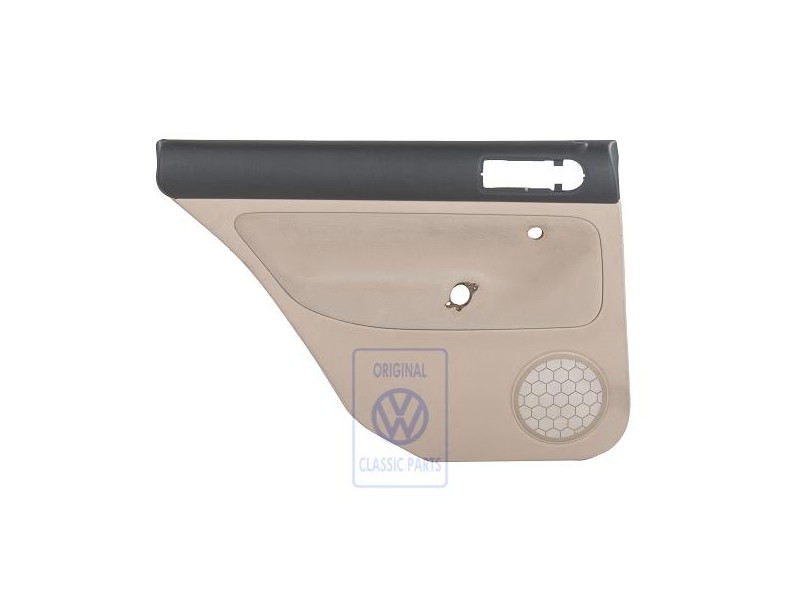 VW Originale Rivestimento Porta (Tessuto) Nero/Beige Chiaro - 1J9867211S FWW