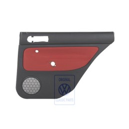 VW Originale Rivestimento Porta (Tessuto) Nero/Arancio Tropic - 1J9867212Q GHF