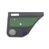 VW Originale Rivestimento Porta (Tessuto) Nero/Verde - 1J9867212Q GHG