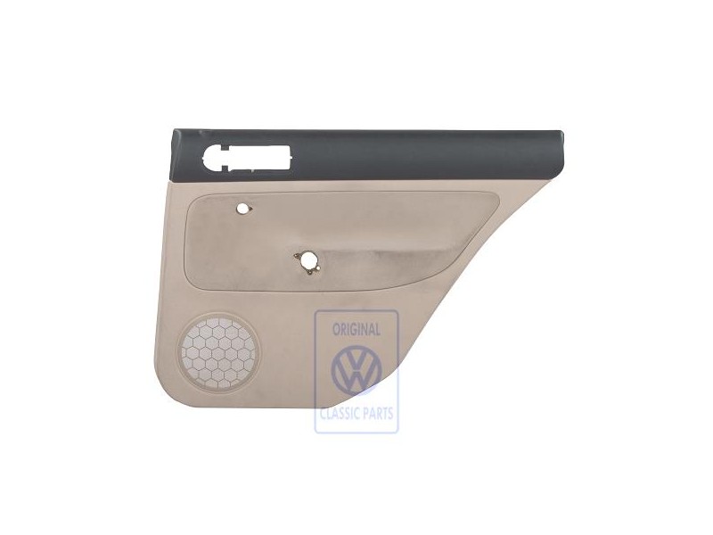 VW Originale Rivestimento Porta (Tessuto) Nero/Beige Chiaro - 1J9867212S FWW