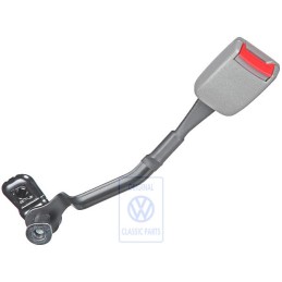 VW Originale Fibbia Cintura Grigio Flanella/Rosso Fuoco - 1J3858472 FCP